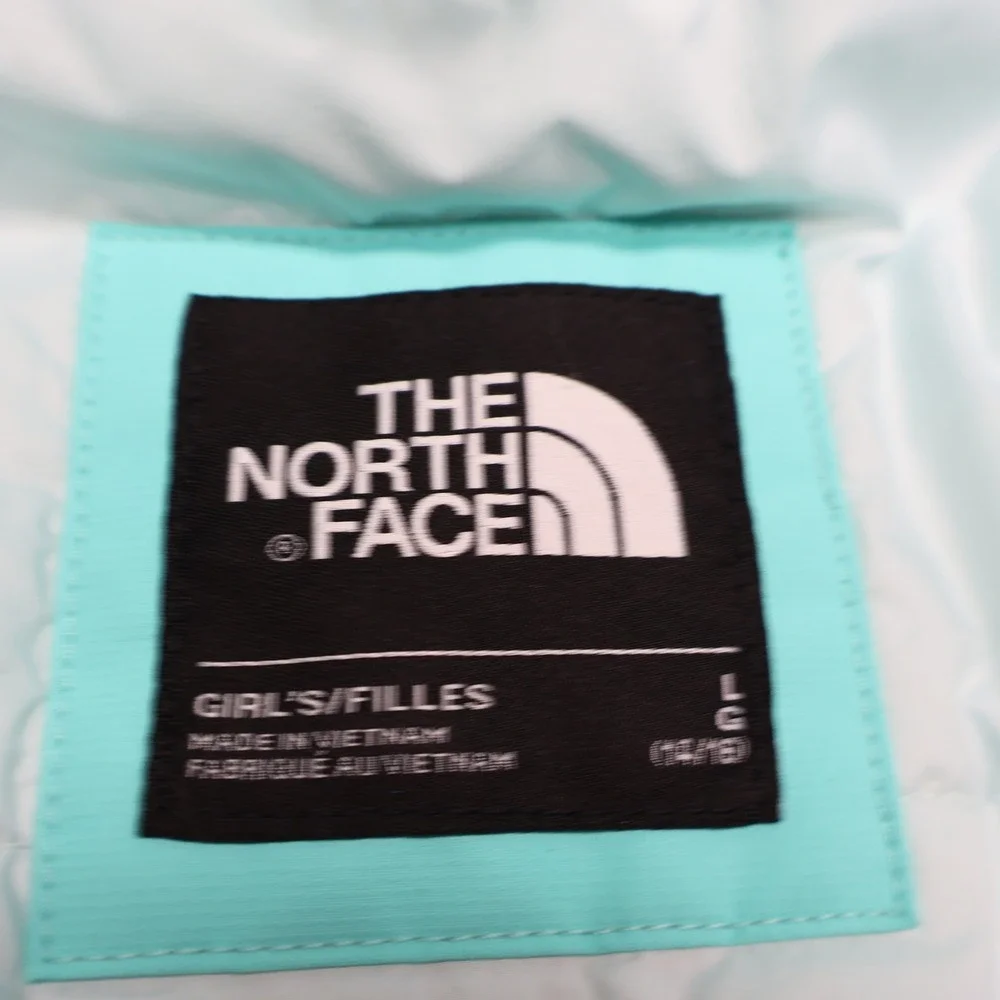 North Face Jacket Girls Large 14/16 Blue Freedom Insulated Waterproof Ski Snow